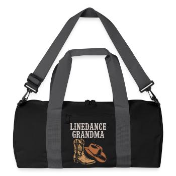 Bottes de grand-mère en ligne - Sac de sport recyclé - noir/gris graphite - Devant