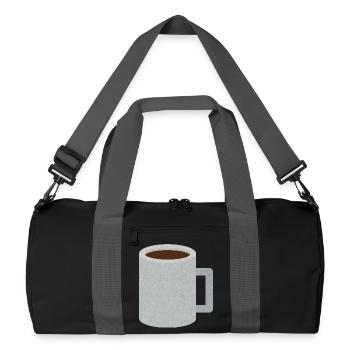 Stone Speckle Coffee Mug - Recycled Duffel Bag - black/graphite grey - Front
