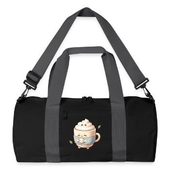 Tasse à café Nuage Douillet - Sac de sport recyclé - noir/gris graphite - Devant
