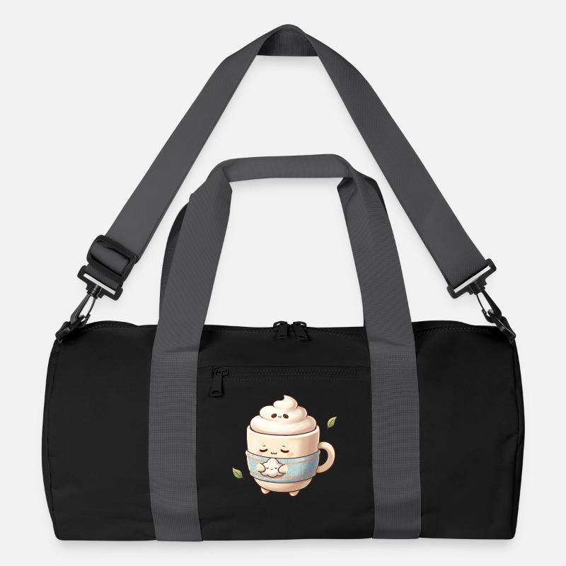 Kuschelige Wolkenkaffee Becher Recycelte Duffel Bag