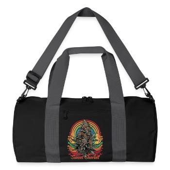 Sunset Sherbet - Recycelte Duffel Bag - Schwarz/Graphitgrau - Vorne