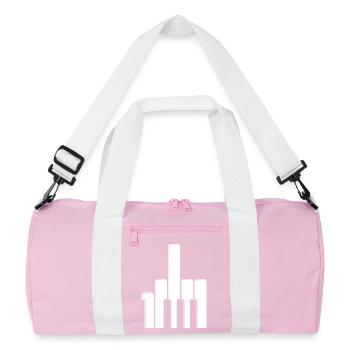 Touches de piano Majeur - Sac de sport recyclé - rose/blanc - Devant