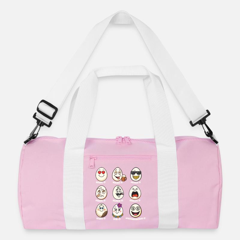 Wordplay egg miscellaneous Recycled Duffel Bag