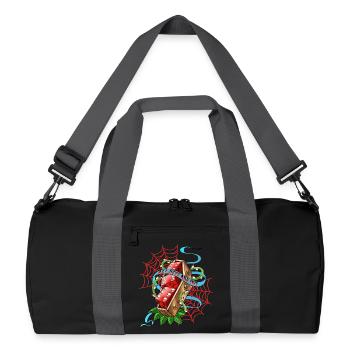 Alchemy England Coffin with Dice: All Bets Are Off - Recycled Duffel Bag - black/graphite grey - Front