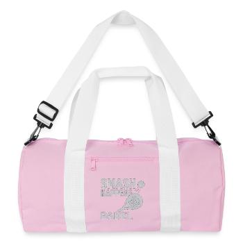 Smash Happens Padel - Recycelte Duffel Bag - Rosa/Weiß - Vorne