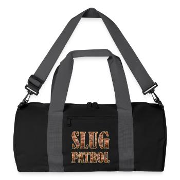 SLUGPATROL Snails Gardening Garden Friend - Recycled Duffel Bag - black/graphite grey - Front