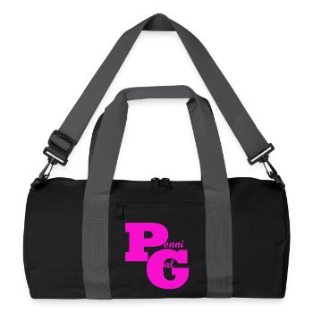 pony crazy - Recycled Duffel Bag - black/graphite grey - Front