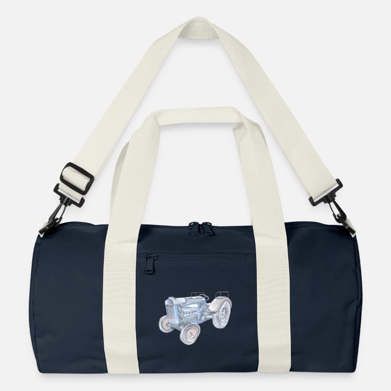Traktor - Recycelte Duffel Bag - Marineblau/Offwhite