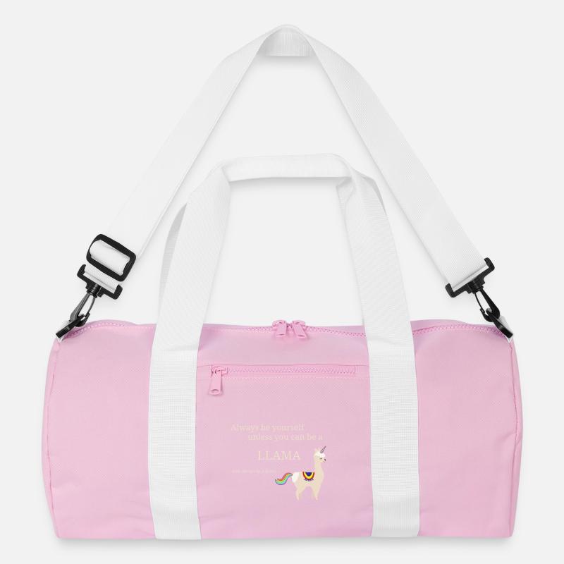 Lama Einhorn mit coolem Spruch Recycelte Duffel Bag