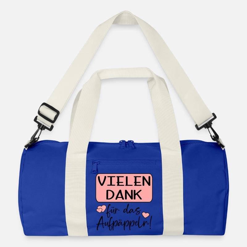 GUTE BESSERUNG SPRÜCHE - AUFPÄPPELN Recycelte Duffel Bag