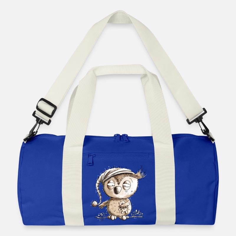 Kleine Nachteule Eule Recycelte Duffel Bag