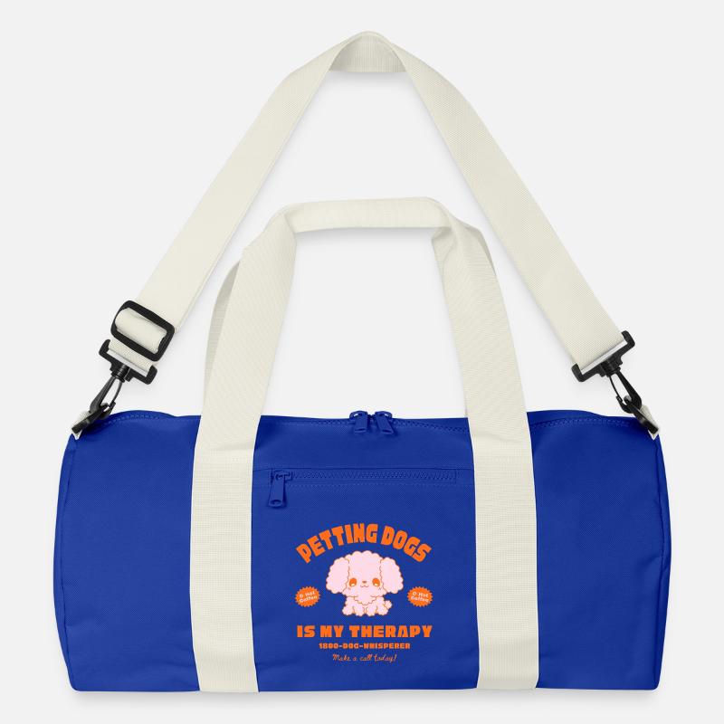 Hundetherapie mit Kaffee-Charme Recycelte Duffel Bag