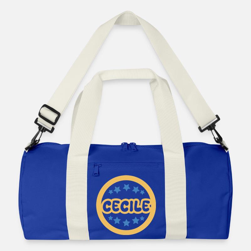 First name Cecile Recycled Duffel Bag