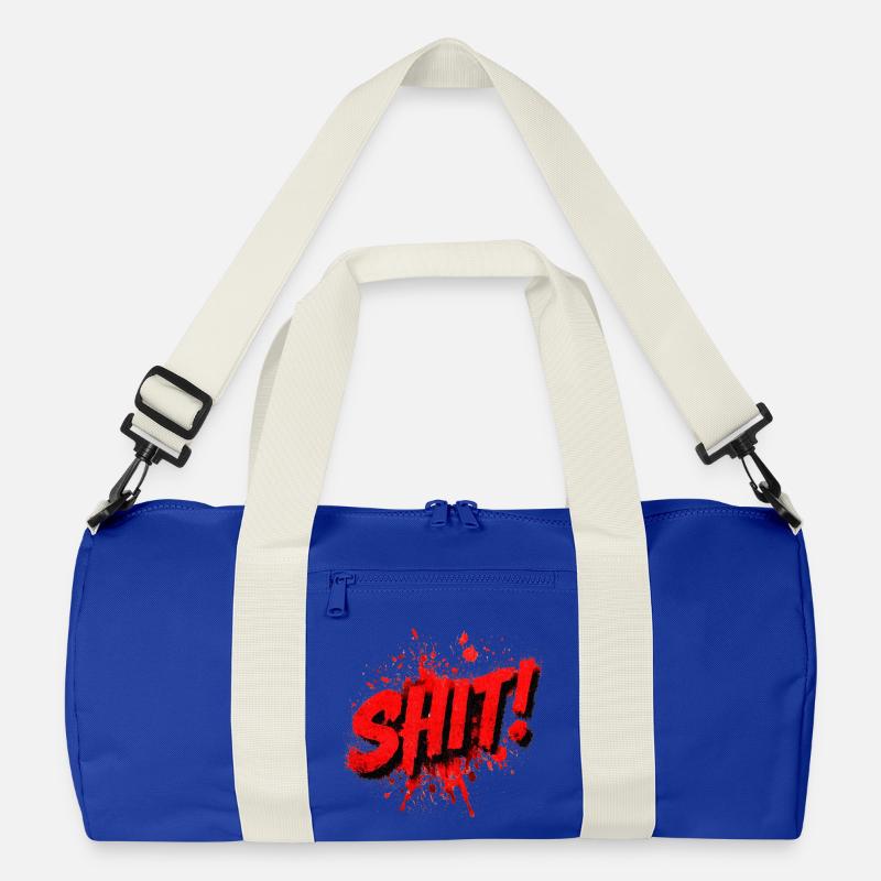 Shit Graffiti Splash Recycelte Duffel Bag