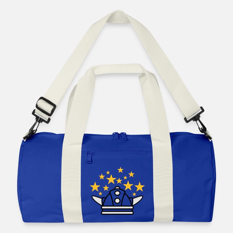 Wikinger Helm Idee Recycelte Duffel Bag