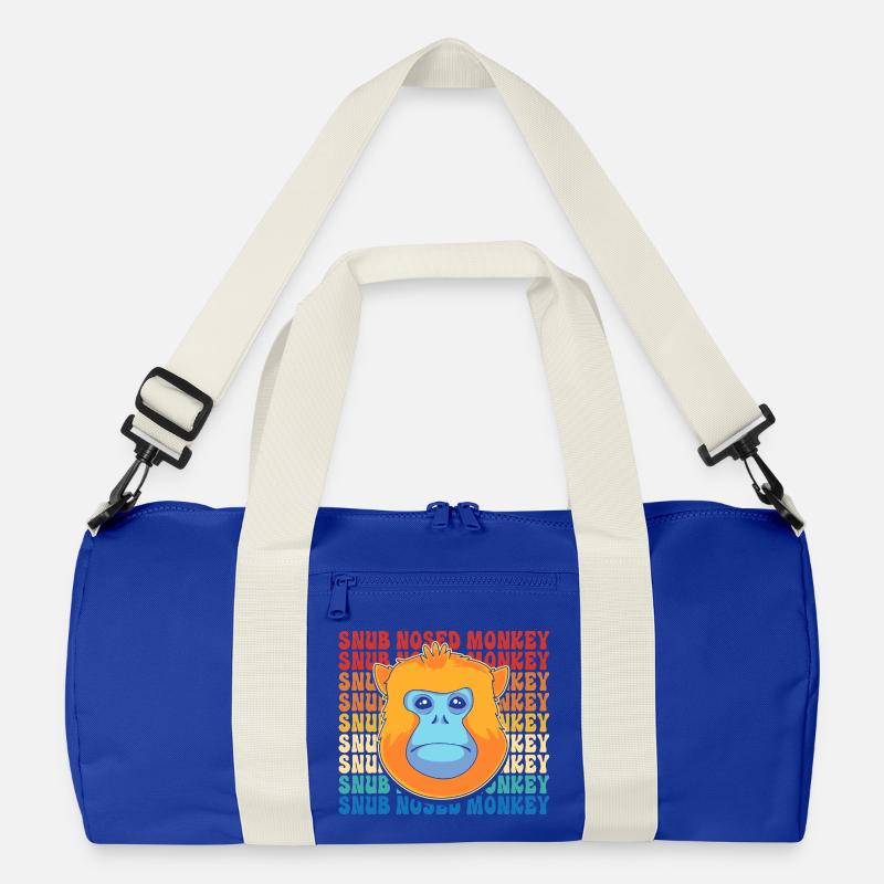 Snub-nosed monkey Monkey Chimpanzee Recycled Duffel Bag
