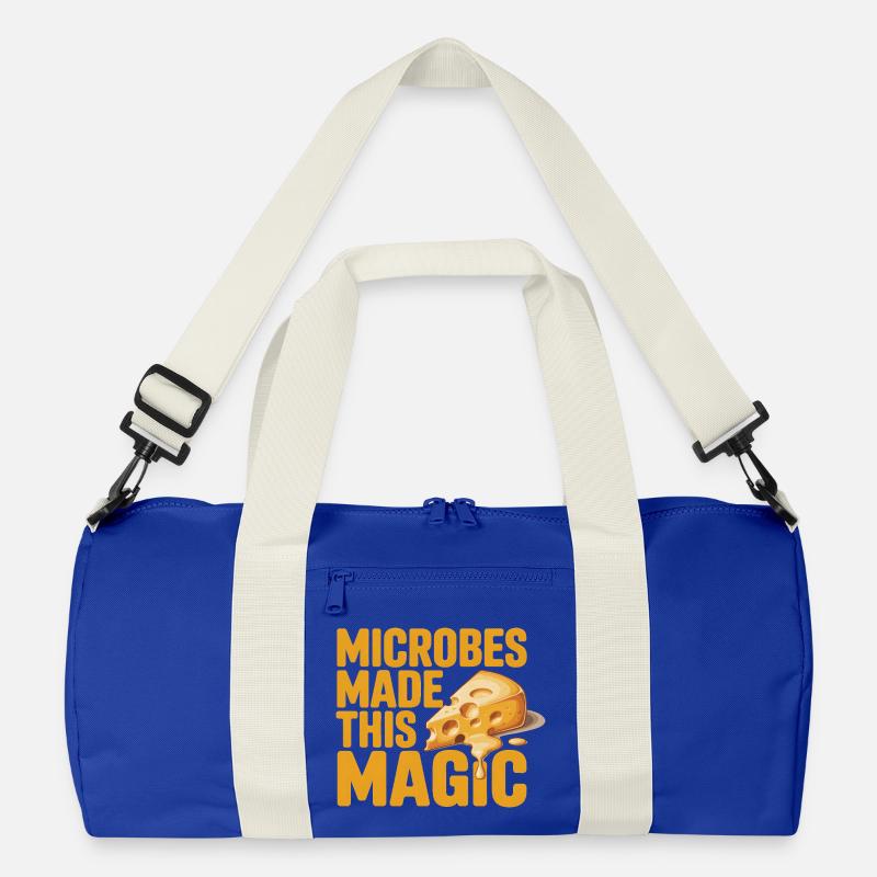 Microbes have done magic | Cheese Recycled Duffel Bag