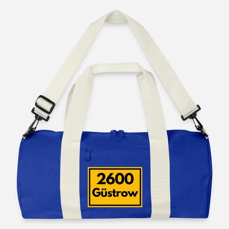 OLD POSTCODE ZIP CODE 2600 GÜSTROW RENAISSANCE Recycled Duffel Bag