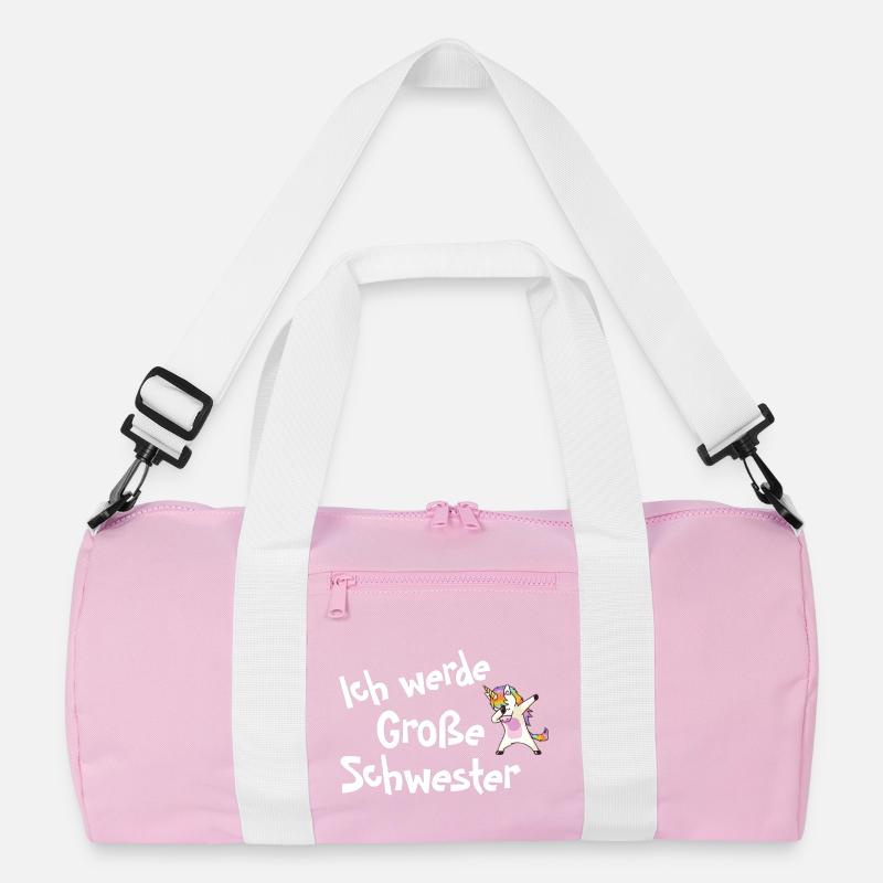 Ich werde Große Schwester Recycelte Duffel Bag