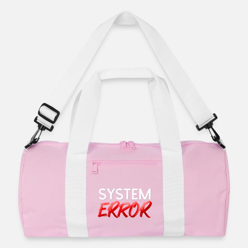 Neon Brush System Error Recycled Duffel Bag