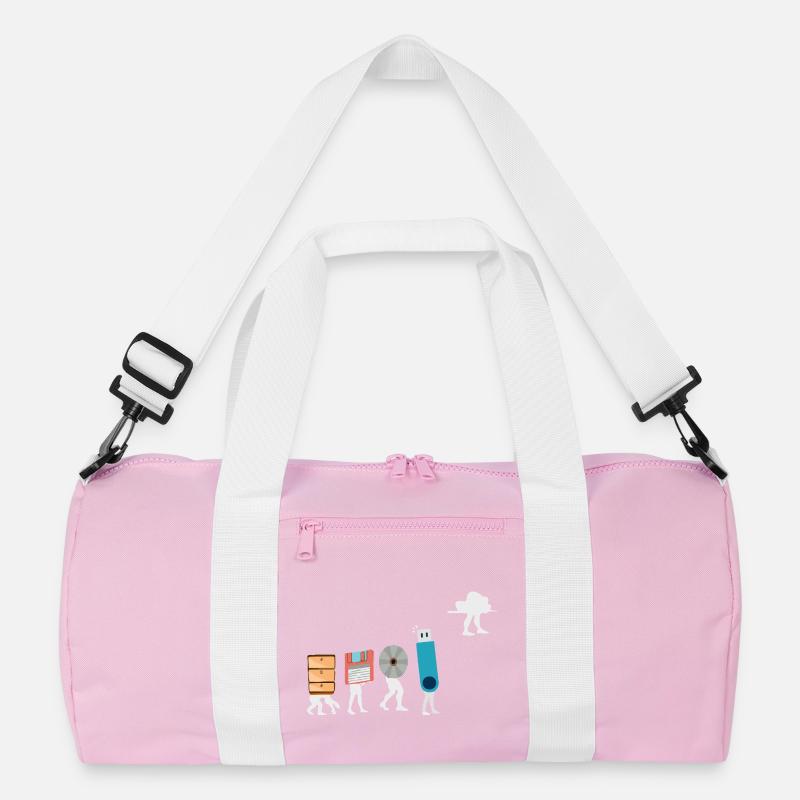 Cloud-Computing-Lustige Programmierer-Daten-KI-Software Recycelte Duffel Bag
