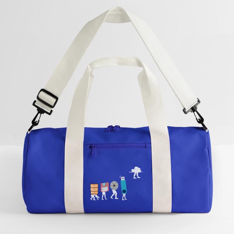 Cloud-Computing-Lustige Programmierer-Daten-KI-Software Recycelte Duffel Bag