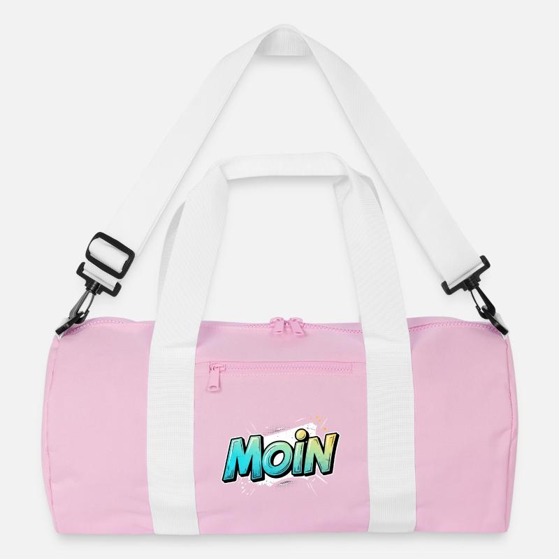 Comic Pop Art Moin Design Recycled Duffel Bag