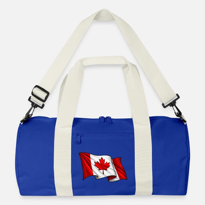 Canada Drapeau canadien Sac de sport recyclé