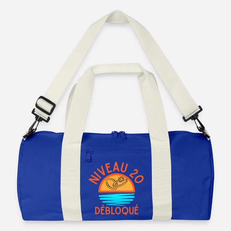 Level 20 Unlocked, a creative and joyful touch Recycled Duffel Bag