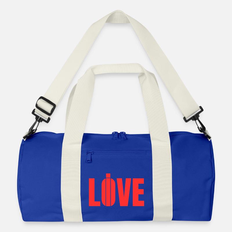 Leben oder lieben Recycelte Duffel Bag