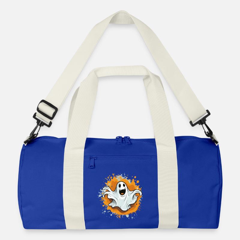 Spukgeist auf Farbsplash Recycelte Duffel Bag