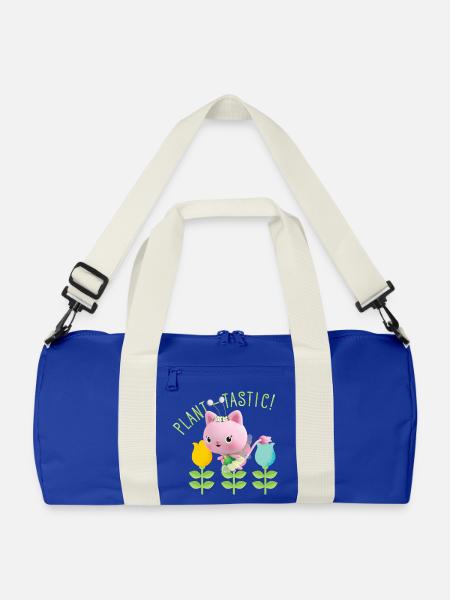 Gabby's Dollhouse Plant-Tastisch Mit Kitty Fairy - Recycelte Duffle Bag - Leuchtend Königsblau/Offwhite