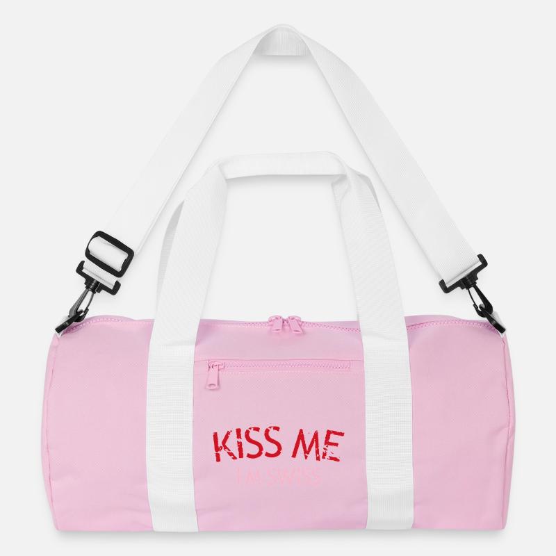 Küss mich Ich bin Schweizer Recycelte Duffel Bag