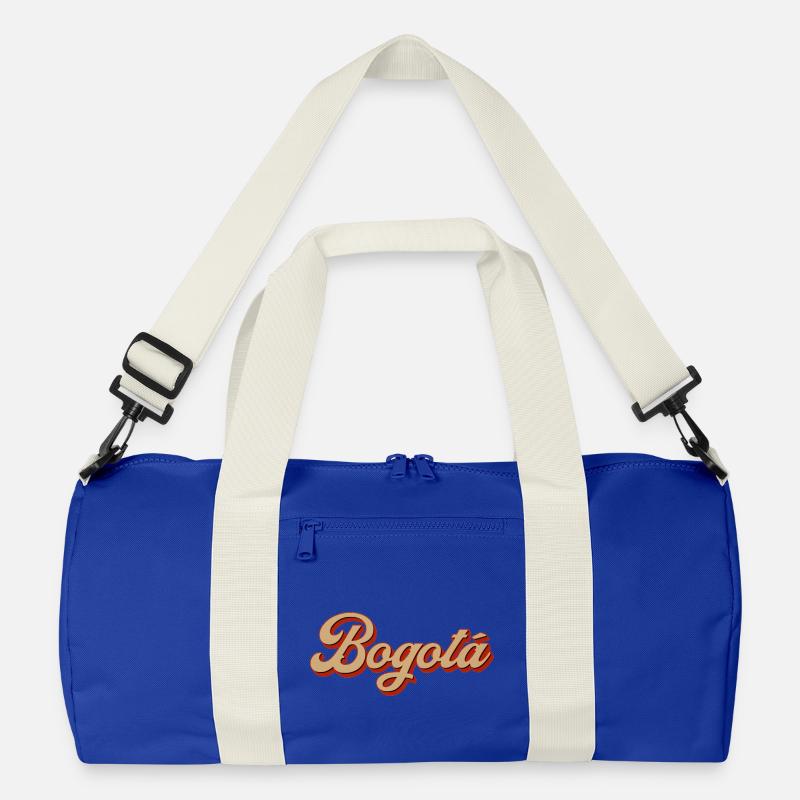 Bogotá Retro Script Schriftzug Recycelte Duffel Bag