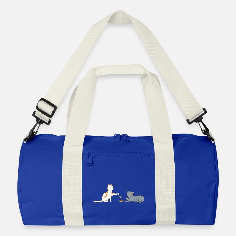 Kat-ritable - Recycelte Duffel Bag - Leuchtend Königsblau/Offwhite