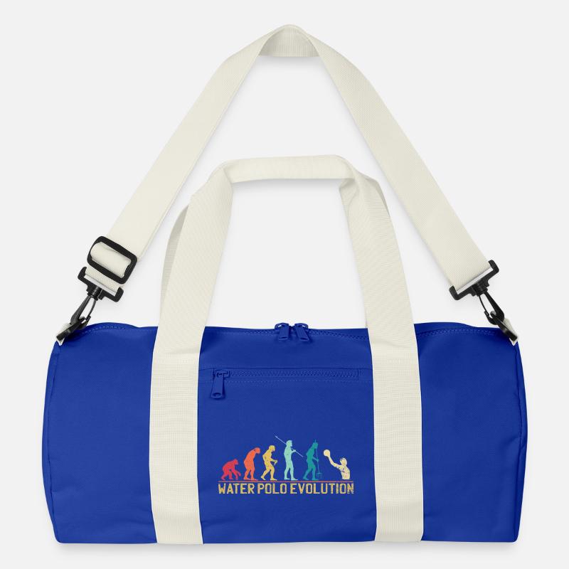 Water Polo Evolution Progression Design Recycled Duffel Bag