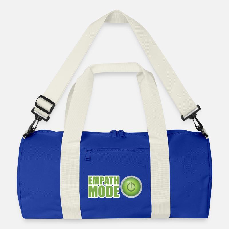 Empath Mode Grünes Design der Ein-/Aus-Taste Recycelte Duffel Bag