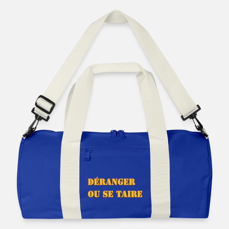 STÖREN ODER SCHWEIGEN. Recycelte Duffel Bag