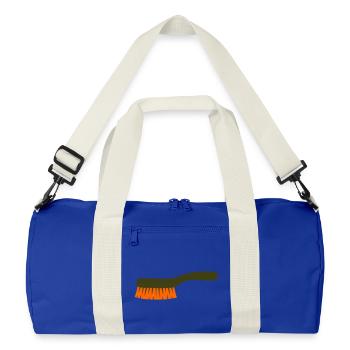 Collecteur d’outils à brosse à champignons - Sac de sport recyclé - bleu roi vif/blanc cassé - Devant