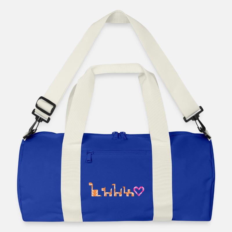 Triangle Creatures – From Snake to Camel Recycelte Duffel Bag