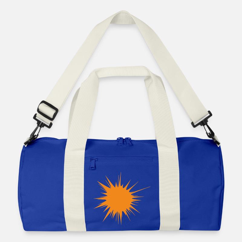 flash | explosion | Sun orange | Vectorgraphic Recycelte Duffel Bag