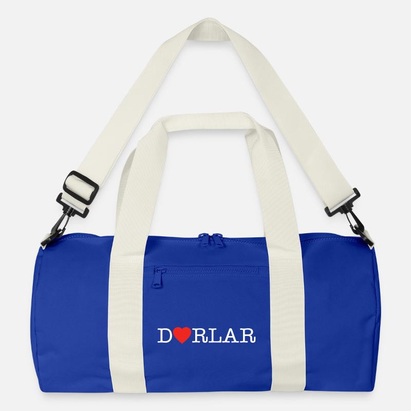 Dorlar - Recycelte Duffel Bag - Leuchtend Königsblau/Offwhite