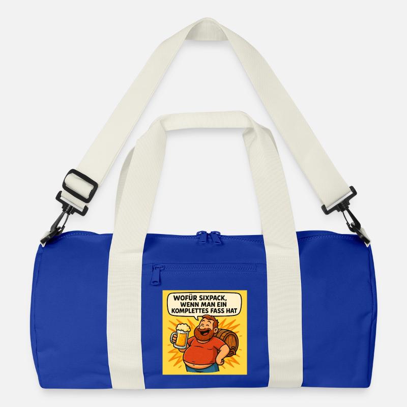 Six Pack oder Fass Recycelte Duffel Bag