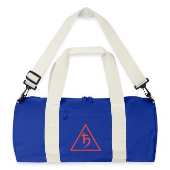 Saturn - Recycled Duffel Bag - bright royal/off white - Front