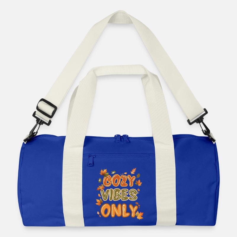 Cozy Vibes Fall Recycled Duffel Bag
