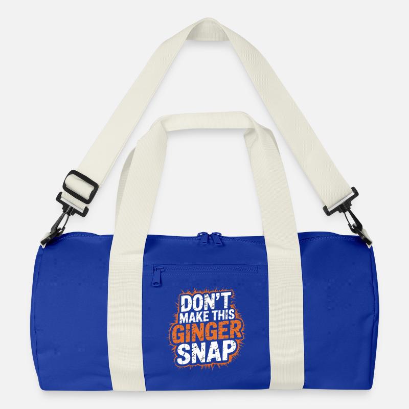 Don't Make This Ginger Snap Recycelte Duffel Bag