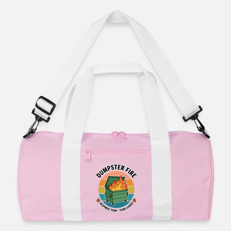 Dumpster Fire Response Team Teamleiter Ironie  Recycelte Duffel Bag