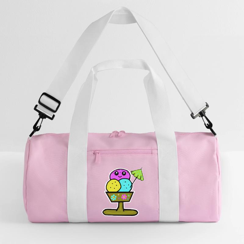 Bunter Eisbecher Eiscreme Eiskreme Eis Recycled Duffel Bag