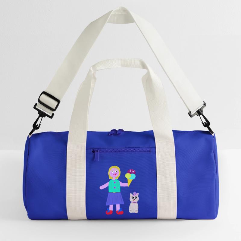 Eiscreme-Mädchen Eiscreme Eiswaffel Eis Recycled Duffel Bag