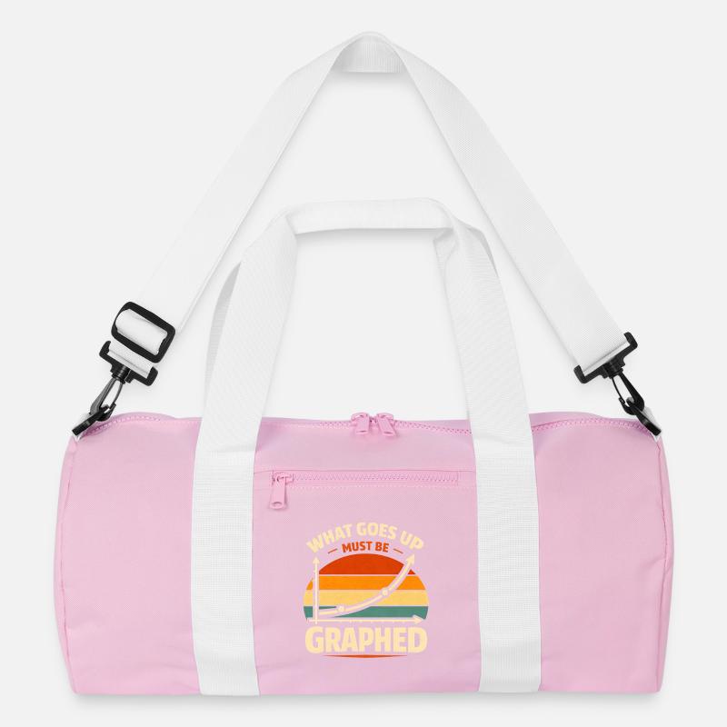 Was steigt, wird geplottet | Daten Nerd Recycelte Duffel Bag